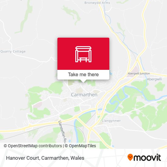 Hanover Court, Carmarthen map