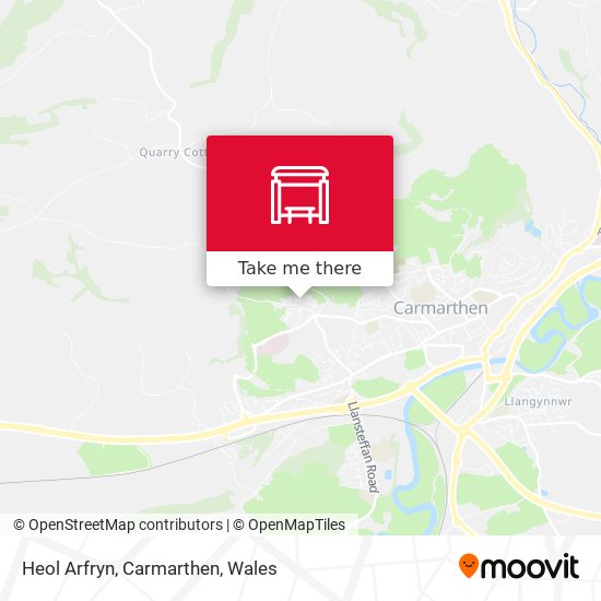 Heol Arfryn, Carmarthen map