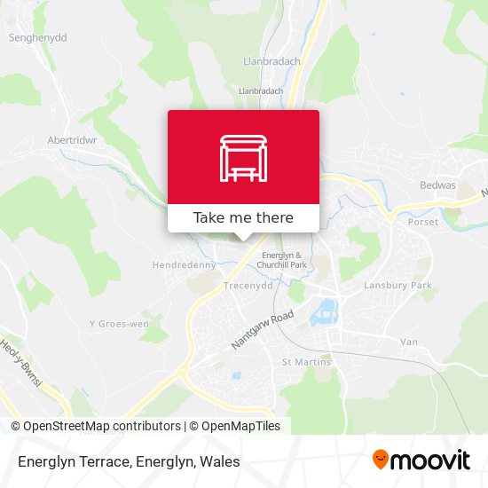 Energlyn Terrace, Energlyn map