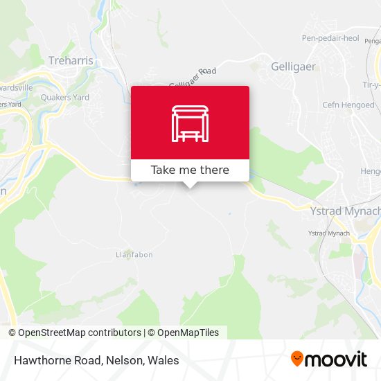Hawthorne Road, Nelson map
