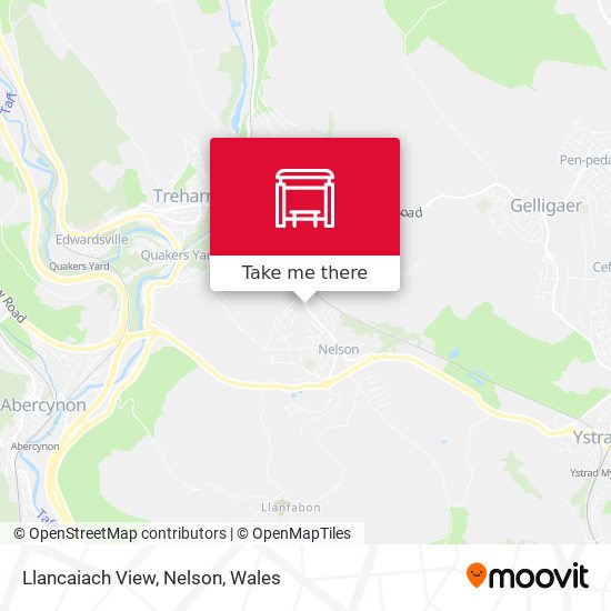 Llancaiach View, Nelson map
