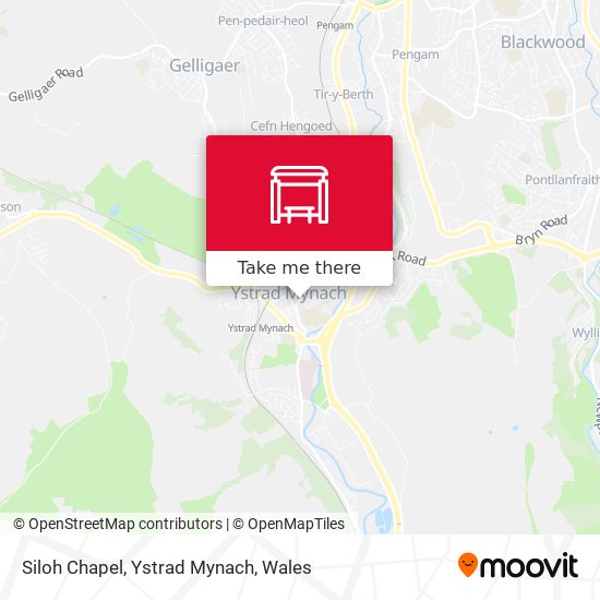 Siloh Chapel, Ystrad Mynach map