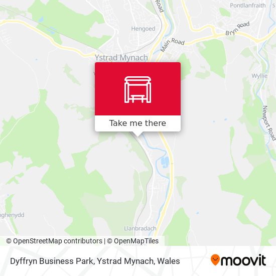 Dyffryn Business Park, Ystrad Mynach map