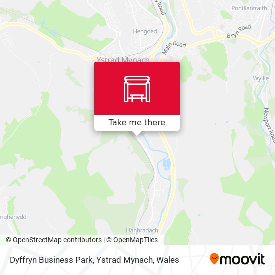 Dyffryn Business Park, Ystrad Mynach map