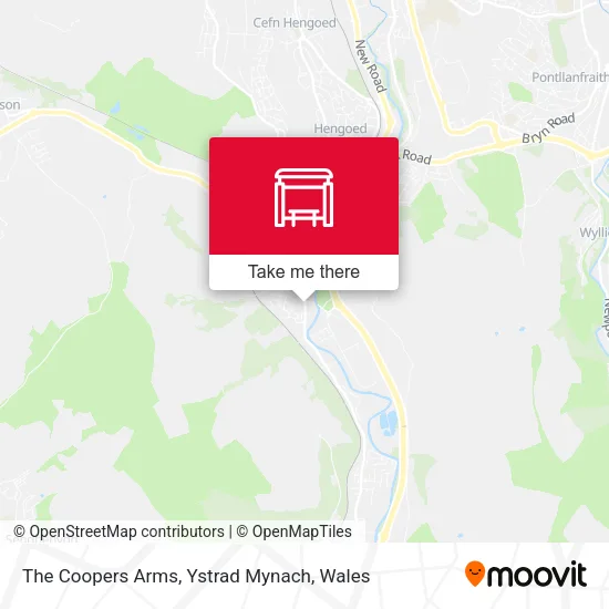 The Coopers Arms, Ystrad Mynach map