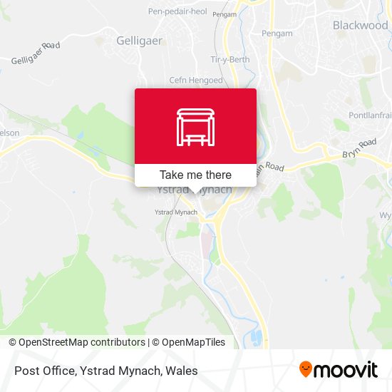 Post Office, Ystrad Mynach map