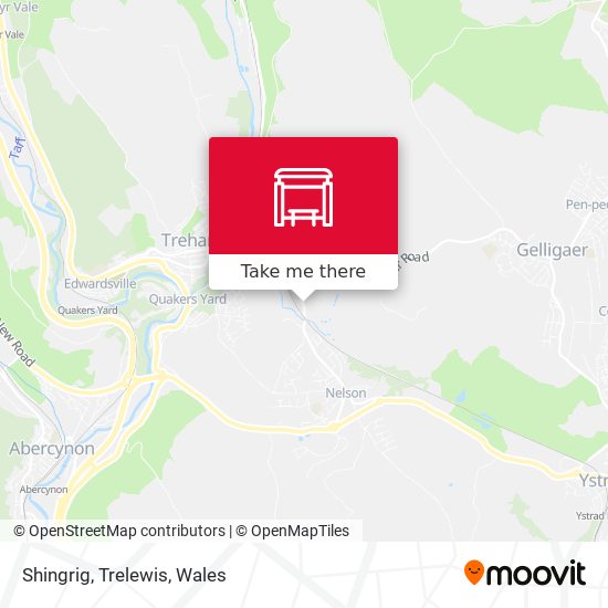 Shingrig, Trelewis map