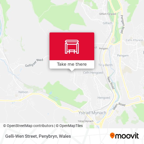 Gelli-Wen Street, Penybryn map