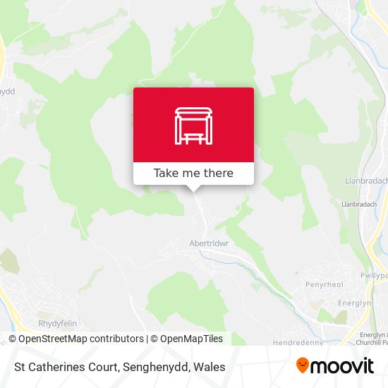 St Catherines Court, Senghenydd map