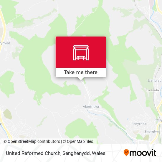 United Reformed Church, Senghenydd map