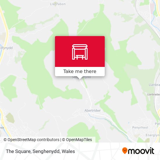 The Square, Senghenydd map