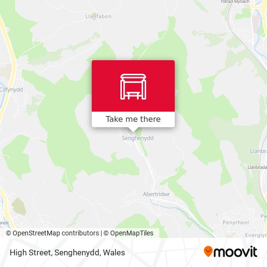 High Street, Senghenydd map