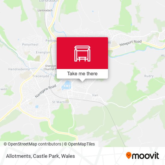 Allotments, Castle Park map