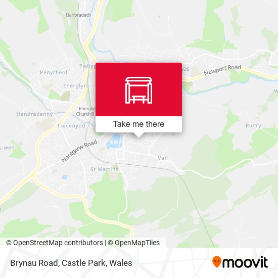 Brynau Road, Castle Park map