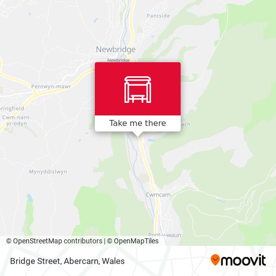 Bridge Street, Abercarn map