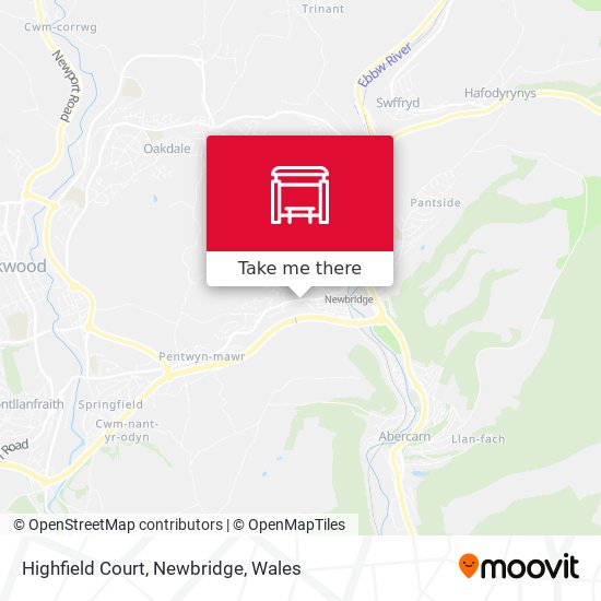 Highfield Court, Newbridge map