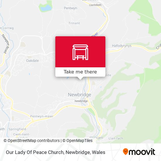 Our Lady Of Peace Church, Newbridge map