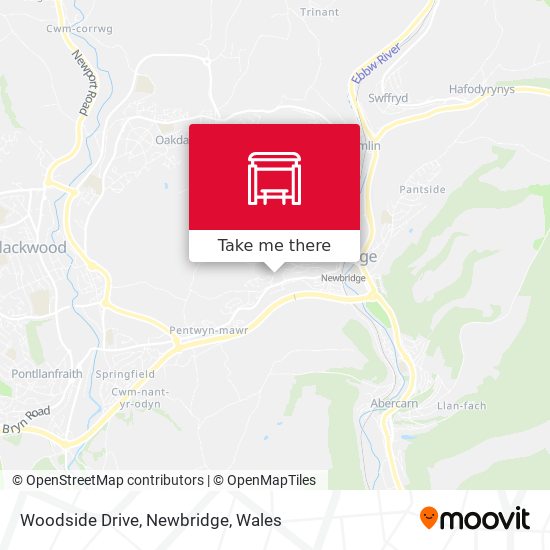 Woodside Drive, Newbridge map