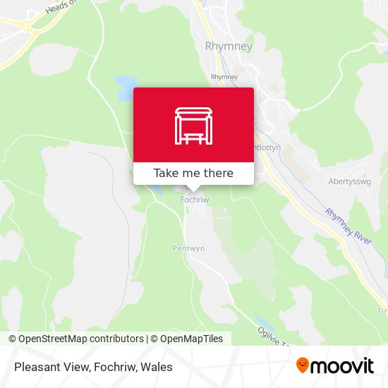Pleasant View, Fochriw map