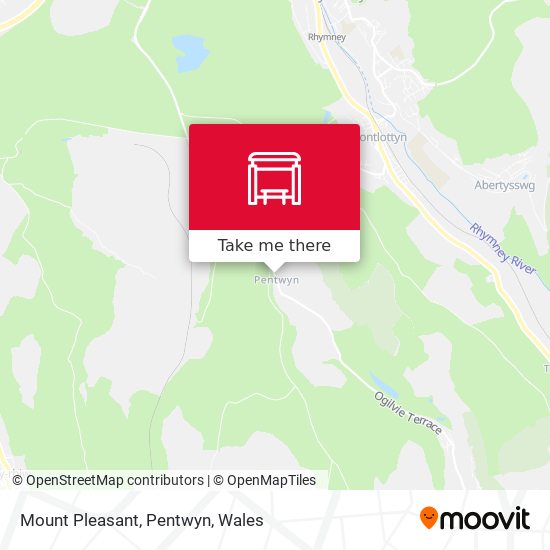 Mount Pleasant, Pentwyn map