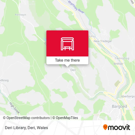 Deri Library, Deri map