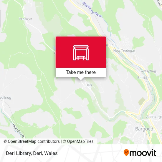 Deri Library, Deri map