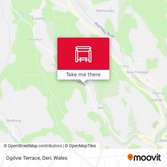 Ogilvie Terrace, Deri map