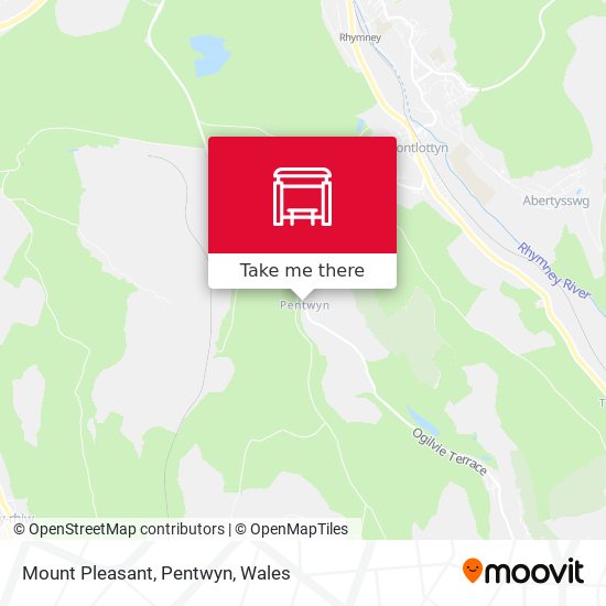Mount Pleasant, Pentwyn map