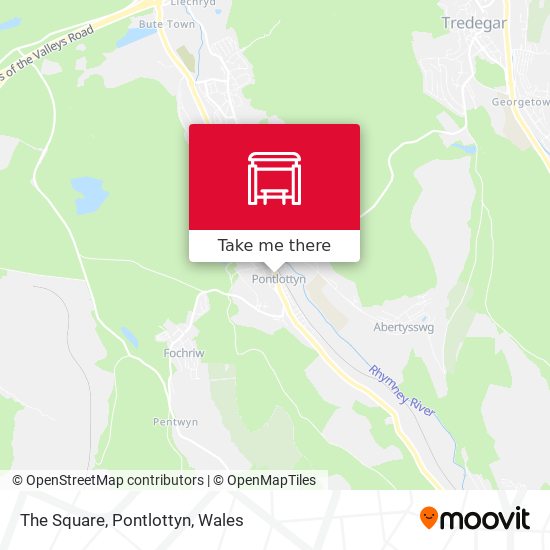 The Square, Pontlottyn map