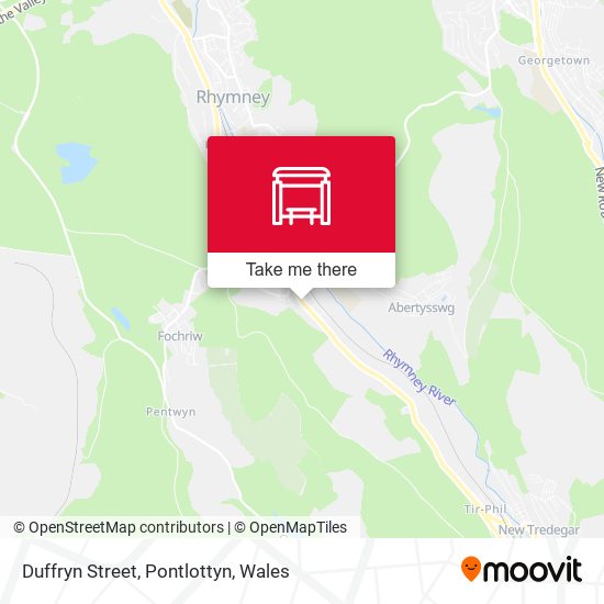 Duffryn Street, Pontlottyn map