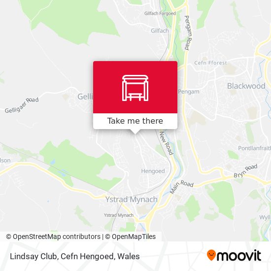 Lindsay Club, Cefn Hengoed map