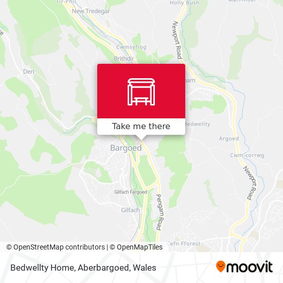 Bedwellty Home, Aberbargoed map