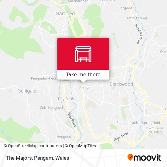 The Majors, Pengam map