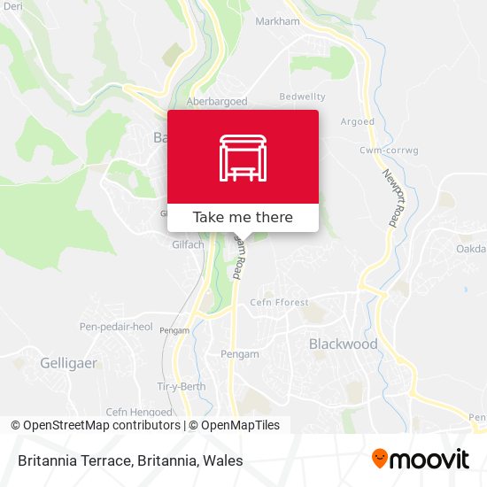 Britannia Terrace, Britannia map