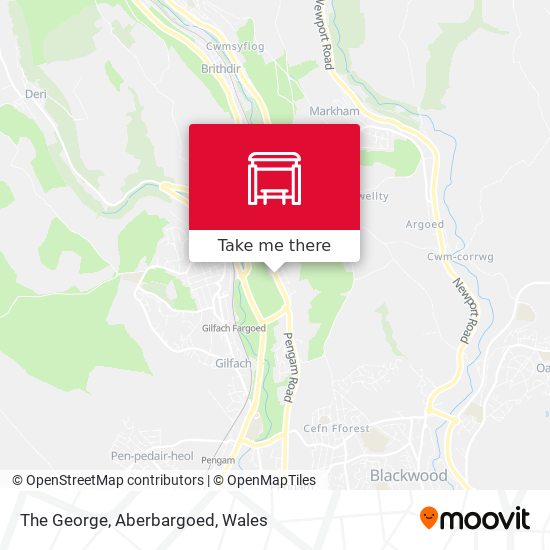 The George, Aberbargoed map