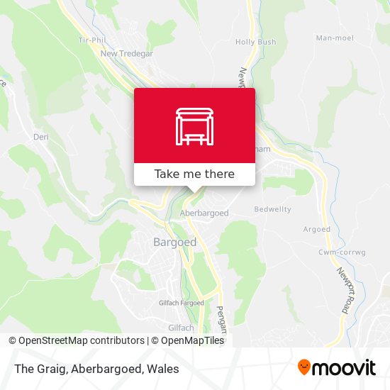 The Graig, Aberbargoed map