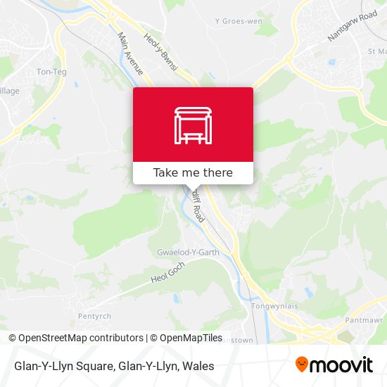 Glan-Y-Llyn Square, Glan-Y-Llyn map