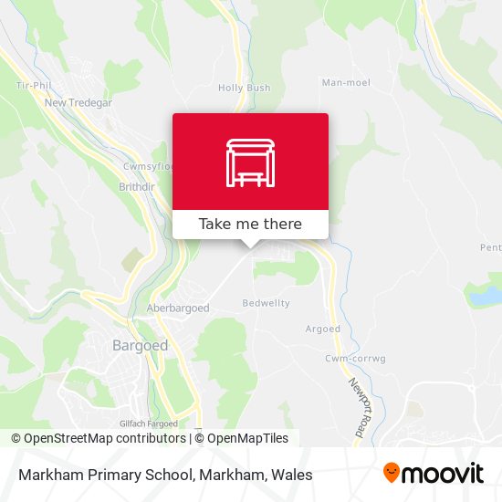 Markham Primary School, Markham map
