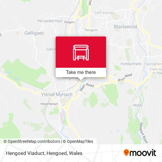Hengoed Viaduct, Hengoed map