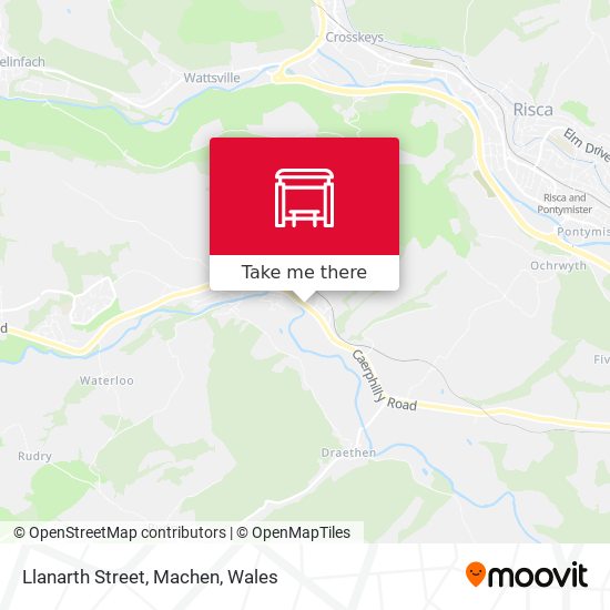 Llanarth Street, Machen map