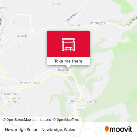 Newbridge School, Newbridge map