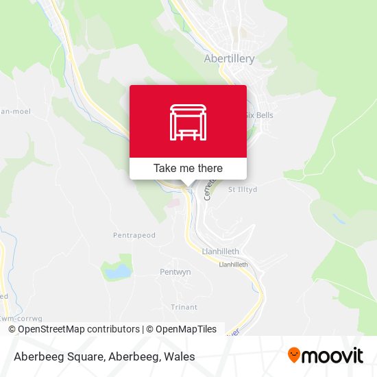 Aberbeeg Square, Aberbeeg map