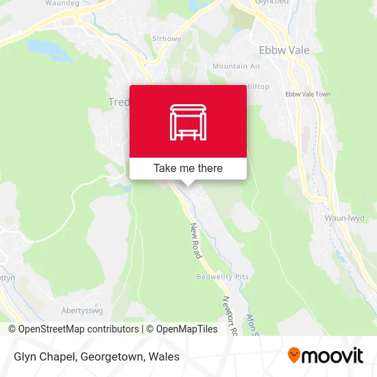 Glyn Chapel, Georgetown map