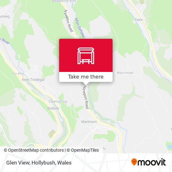 Glen View, Hollybush map