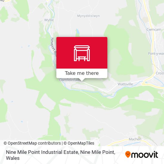 Nine Mile Point Industrial Estate, Nine Mile Point map