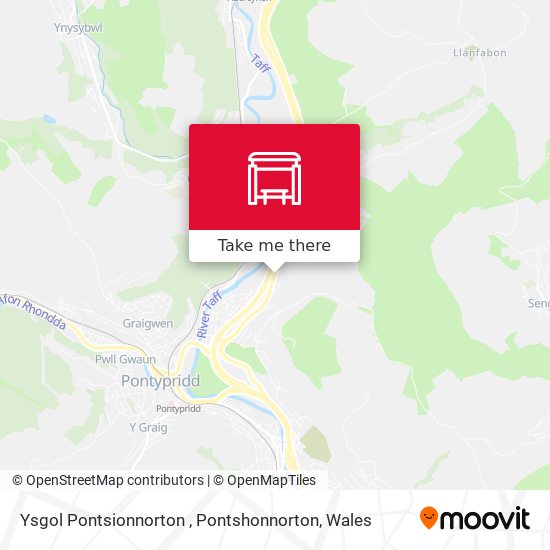 Ysgol Pontsionnorton , Pontshonnorton map