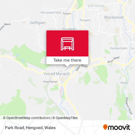Park Road, Hengoed map