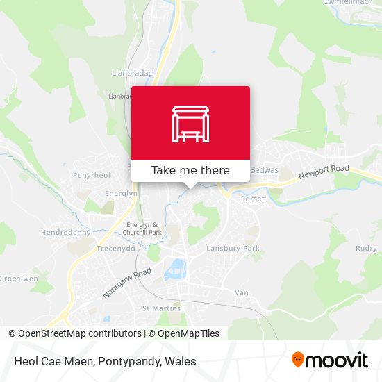Heol Cae Maen, Pontypandy map