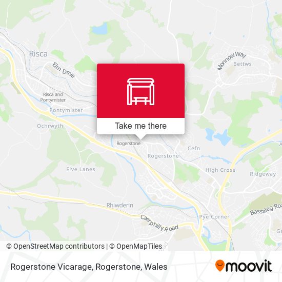 Rogerstone Vicarage, Rogerstone map