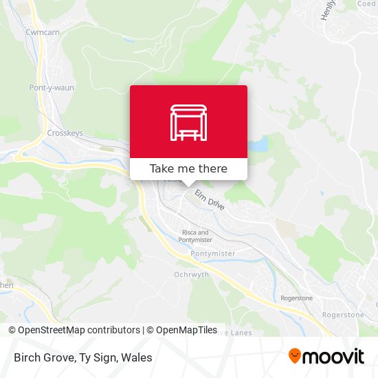 Birch Grove, Ty Sign map